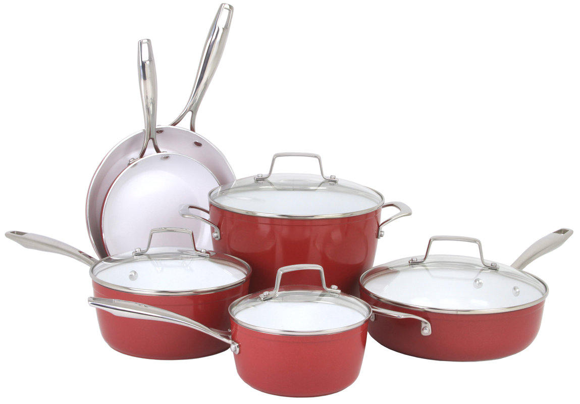 Oneida Premium 10 Piece NonStick Cookware Set & Reviews Wayfair
